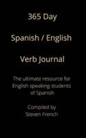 365 Day Spanish / English Verb Journal