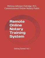 Remote Online Notary Training System