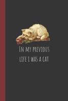 In My Previous Life I Was a Cat