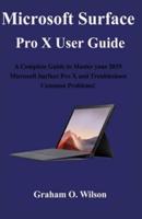 Microsoft Surface Pro X User Guide