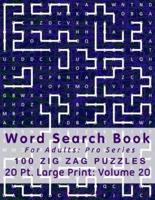 Word Search Book For Adults