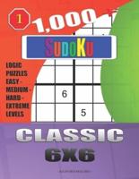1,000 + Sudoku Classic 6X6