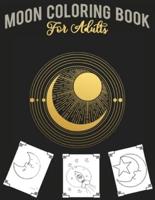 Moon Coloring Book For Adults
