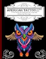 American Tattoo Coloring Book