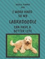 Labradoodle Weekly Planner 2020