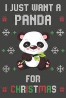 I Just Want A Panda For Christmas