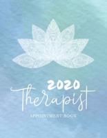 2020 Therapist Appointment Book
