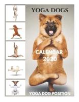 Yoga Dogs Calendar 2020 - Yoga Dog Position