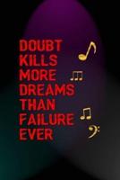 Doubt Kills More Dreams Than Failure Ever