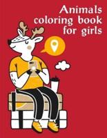 Animals Coloring Book for Girls