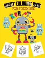 Robot Coloring Book For Toddlers