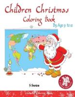 Childrens Christmas Coloring Books by Age 9 to 12