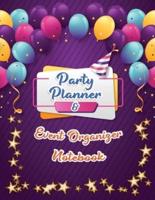 Party Planner and Event Organizer Notebook