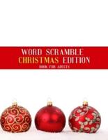 Word Scramble Christmas Edition Book For Adults