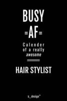 Calendar 2020 for Hair Stylists / Hair Stylist