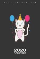 Katze Mit Ballons Kalender 2020