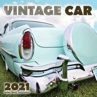 Vintage Car 2021 Mini Wall Calendar