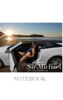 $ir Michael sexy vixen  get  your hustle on  blank page notebook