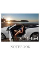 $ir Michael sexy vixen  get  your hustle on  blank page notebook