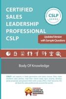 Certified Sales Leadership Professional CSLP Body of Knowledge