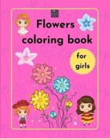 Flowers Coloring Book for girls