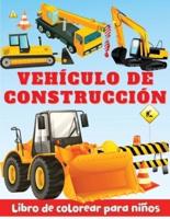 Libro De Colorear Para Niños Vehículo De Construccion