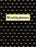 Weekly planner: Weekly Organizer Book for Activities, Daily planner, 8.5x11 size