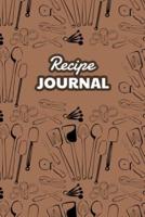 Recipe Journal: Blank Cookbook, Recipes Organizer Notebook, Great for 100 Recipes, Recipe Book to Write in Your Own Recipes, White Paper, 6″ x 9″, 230+ Pages