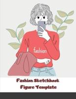 Fashion Sketchbook Figure Template: Male Croquis Front, Back &amp; Side for Design Sketches &amp; Illustration 200-pages 8.5x11 in
