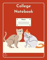 College Notebook: Student workbook   Journal   Diary   Pets love cover notepad by Raz McOvoo