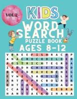 Kids Word Search Puzzle Book for Ages 8-12