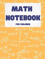 Math Notebook for Children