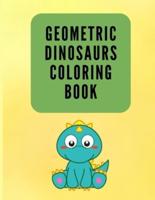 Geometric Dinosaurs Coloring Book