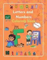 Letters and Numbers Coloring book