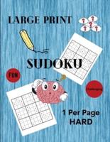 Large Print Sudoku 1 Per Page Hard