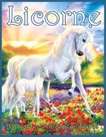 Licorne Livre de Coloriage: Beau Livre de Coloriage Fantastique pour Adultes avec des Licornes Magiques (Dessins pour le Soulagement du Stress et la Relaxation)