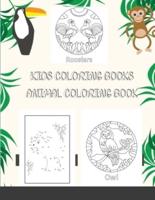 Kids Coloring Books Animal Coloring Book: Cool coloring pages full of kids