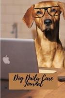 Dog Daily Care Journal