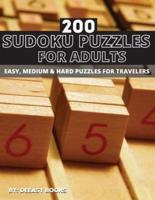 200 Sudoku Puzzles For Adults ,Easy,Medium &amp;Hard
