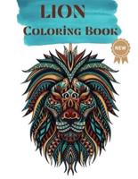 Lion Coloring book: Nice Art Design in Lions Theme for Color Therapy and Relaxation   Increasing positive emotions  8.5"x11"