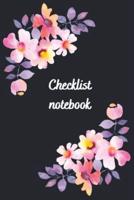Checklist Log for women: checklist simple to-do lists   to-do checklists for daily and weekly planning   daily planner   daily organizer   6x9" inch with 120 pages  