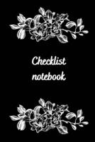 Checklist Log Book: checklist simple to-do lists   to-do checklists for daily and weekly planning   6x9" inch with 120 pages  