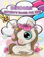 Unicorn Activity Books For Kids Ages 3-5