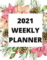 2021 weekly planner: 2021 Planner Weekly: January to December
