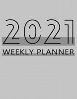 2021 Monthly Planner: 12 Month Agenda, Monthly Organizer Book for Schedule and Activities, 1 Year Calendar Notebook, White Paper, 8.5″ x 11″, 72 Pages