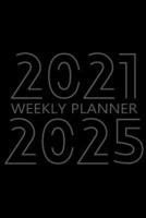 2021-2025 Weekly Planner: 60 Month Calendar, 5 Years Weekly Organizer Book for Activities and Appointments with To-Do List, Agenda for 260 Weeks, Cream Paper, 6″ x 9″, 380 Pages