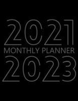 2021-2023 Monthly Planner: 36 Month Agenda for Men, Monthly Organizer Book for Activities and Appointments, 3 Year Calendar Notebook, White Paper, 8.5″ x 11″, 202 Pages