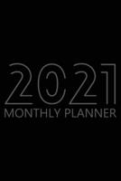 2021 Monthly Planner: 12 Month Agenda for Men, Monthly Organizer Book for Activities and Appointments, Calendar Notebook, Cream Paper, 6″ x 9″, 70 Pages
