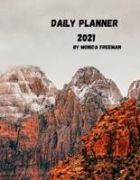 Daily planner 2021 : Great daily planner for 2021 one page per day 8.5*11