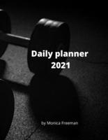 Daily planner 2021 : Great daily planner for 2021 one page per day 8.5*11